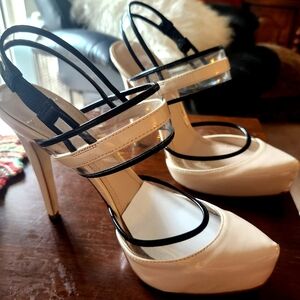 BCBGENERATION STALETTOS  nude_transparent/Black size 9M